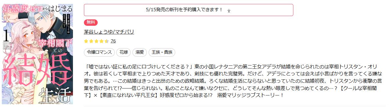 好感度ゼロからはじまる宰相閣下との結婚生活 イーブック